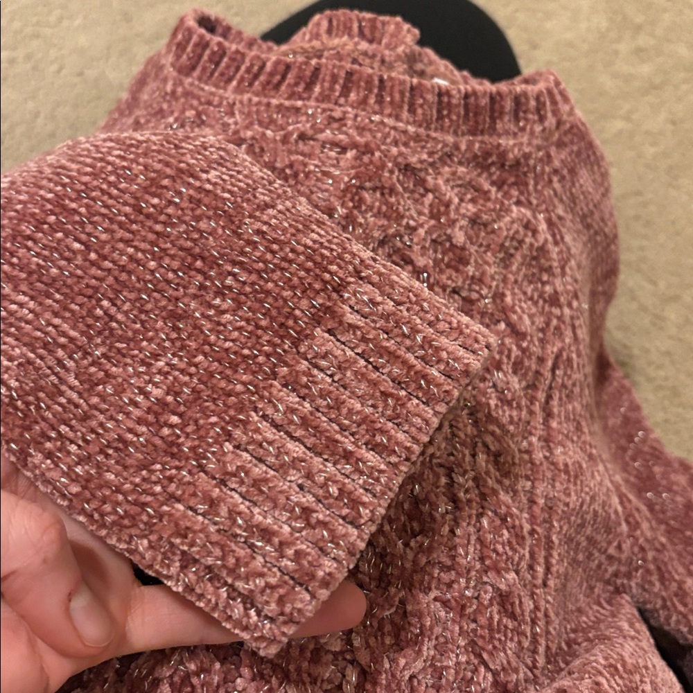 Nicole Miller glittery Sweater and Floral Leggings Set - Picture 10 of 10